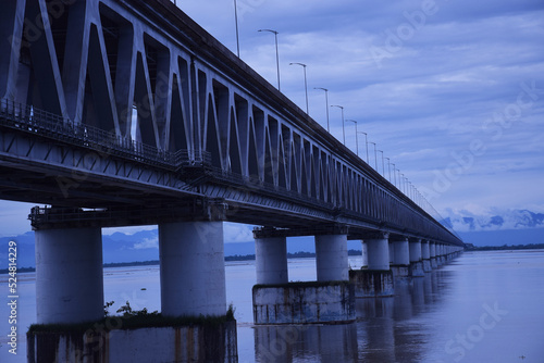 Picture of Bogibeel Bridge in Dibrugarh Assam photo