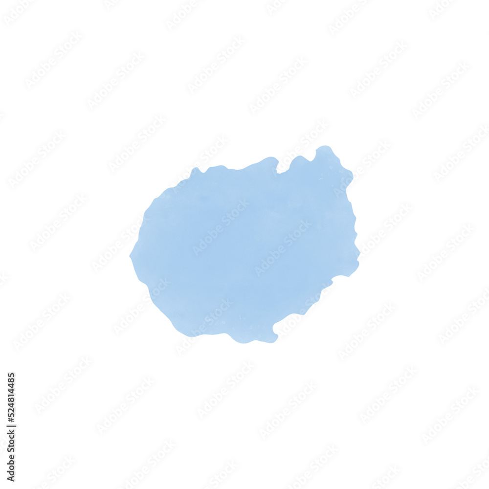 Obraz premium Blue Watercolor Splash