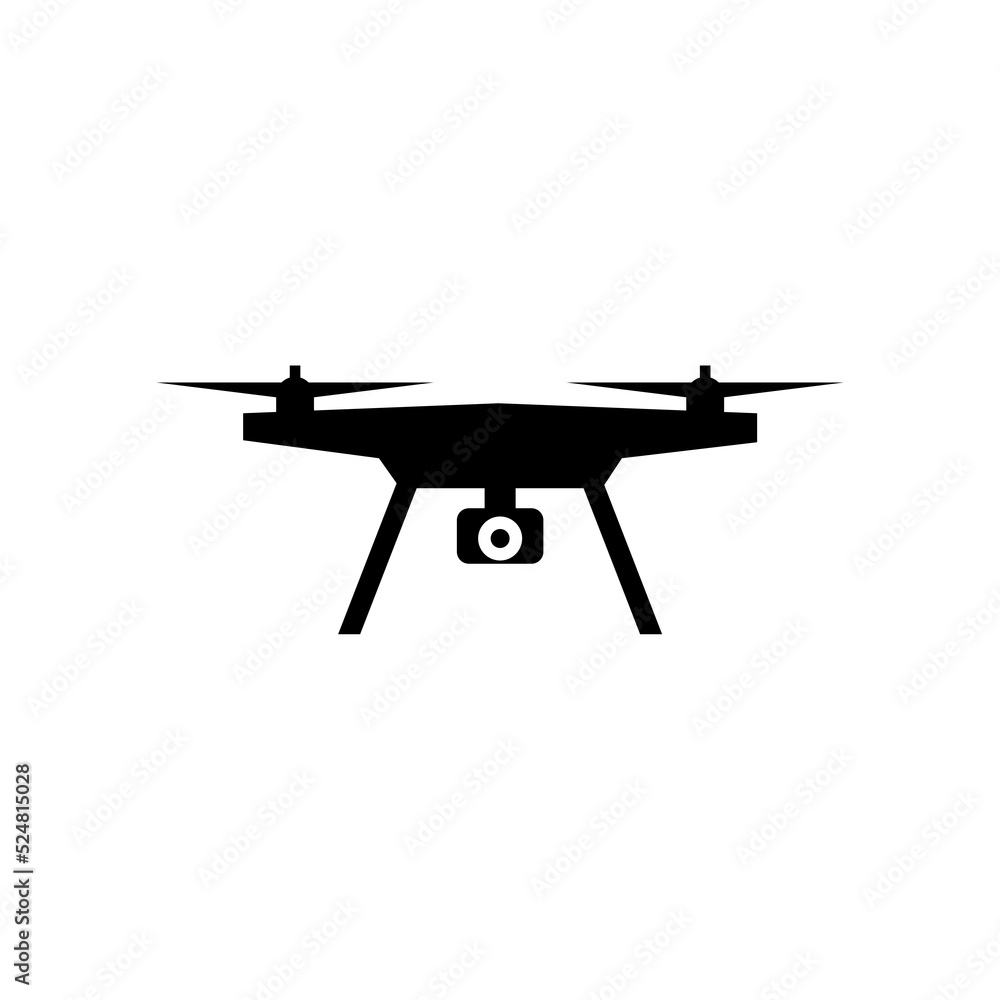 Drone icon in trendy design style for web site and mobile app Drone icon in trendy design style for web site and mobile app