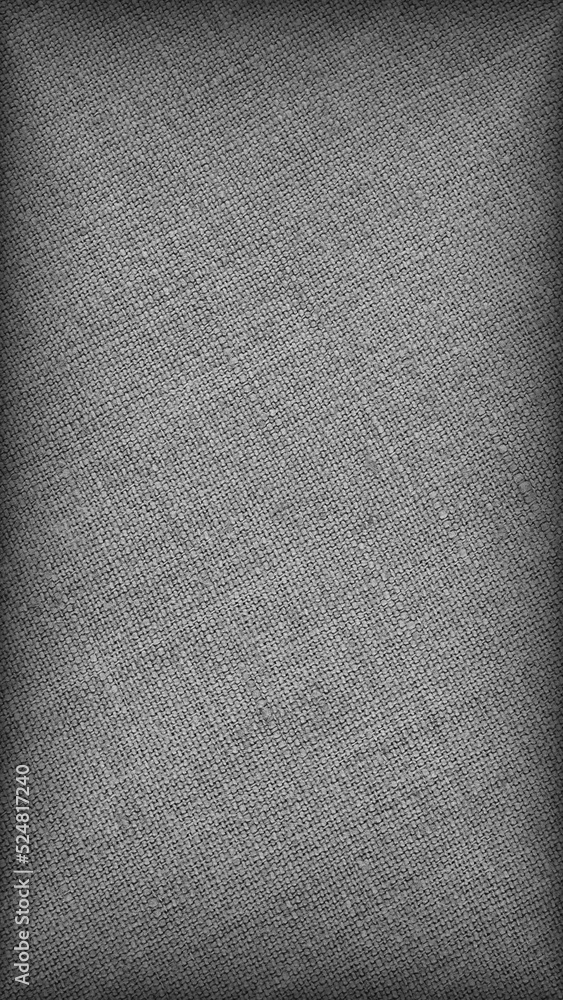 Gray woven surface close-up. Linen textile grey texture. Fabric net ...