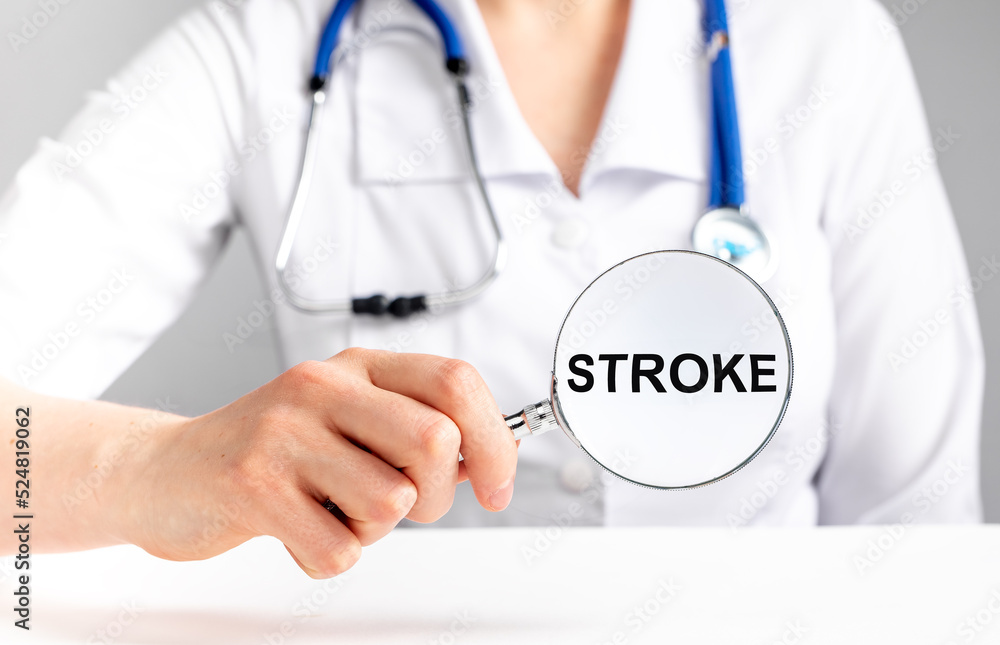 Heart stroke word, concept Heart stroke word, concept