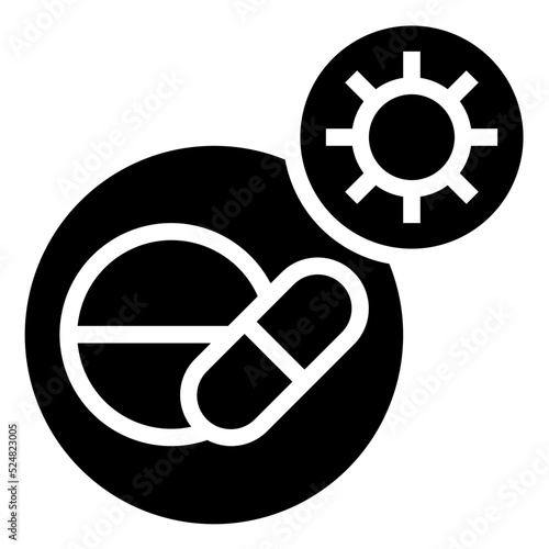 AFTERNOON glyph icon