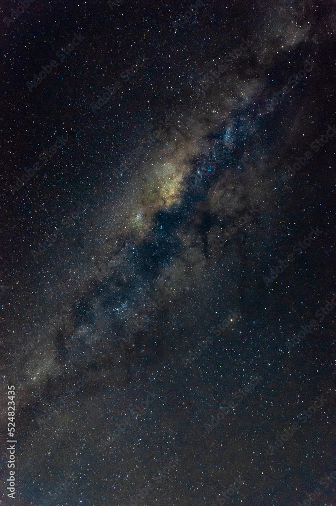 Photo de la Voie Lactée depuis Tahiti, Polynésie Française.