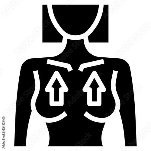 BREAST1 glyph icon