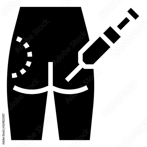 BUTT1 glyph icon