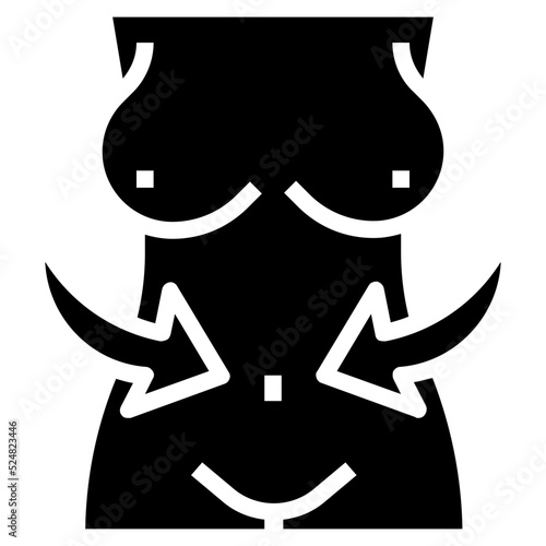 LIPOSUCTION glyph icon