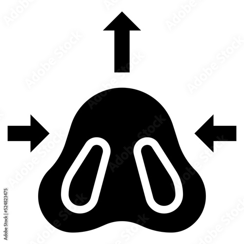NOSE3 glyph icon