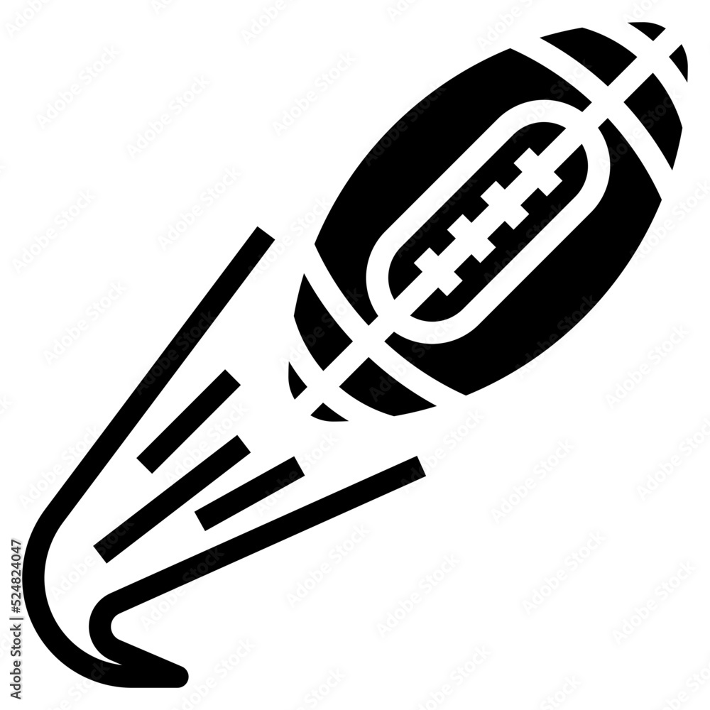 AMERICAN FOOTBALL glyph icon AMERICAN FOOTBALL glyph icon