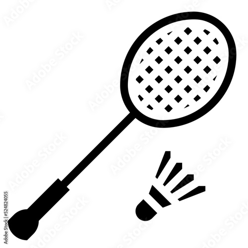 BADMINTON glyph icon
