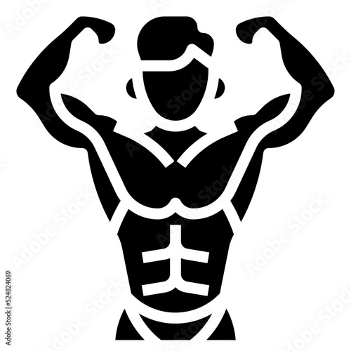 BODYBUILDING glyph icon