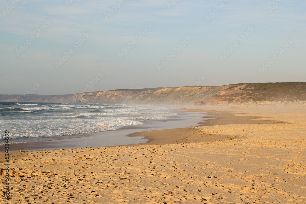 bordeira beach in Portugal, Atlantic Ocean