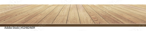 Empty wood table top mock up background - isolated can used for display or montage your products.