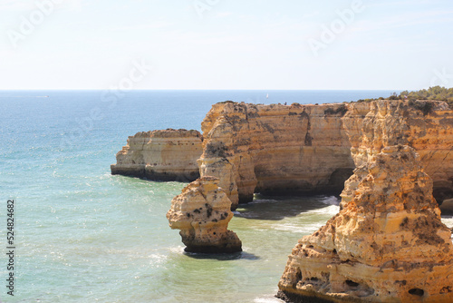 Benagil cliffs in Portugal