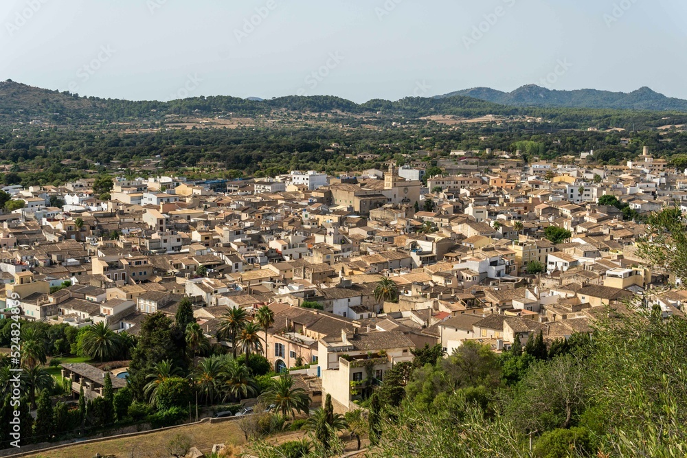 Aerial view of the town of Arta