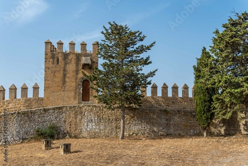 Medieval walls of the sanctuary of Sant Salvador