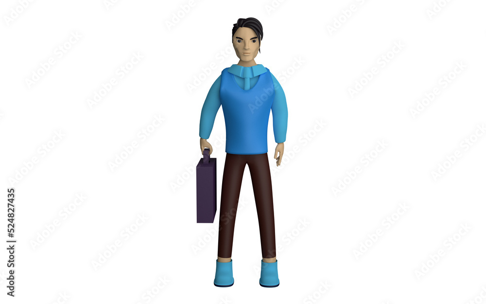 3d illustration of businessman 3d illustration of businessman