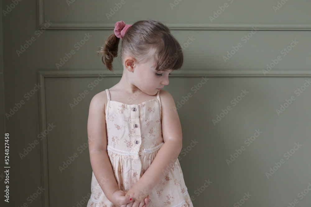 portrait of a little child in a dress in ruse bulgaria portrait of a little child in a dress in ruse bulgaria