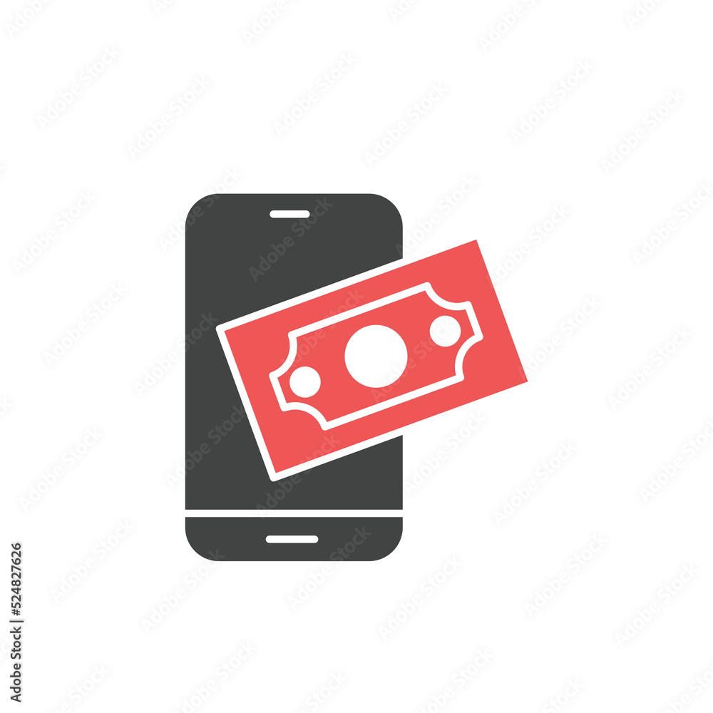 Mobile payment icons symbol vector elements for infographic web Mobile payment icons symbol vector elements for infographic web