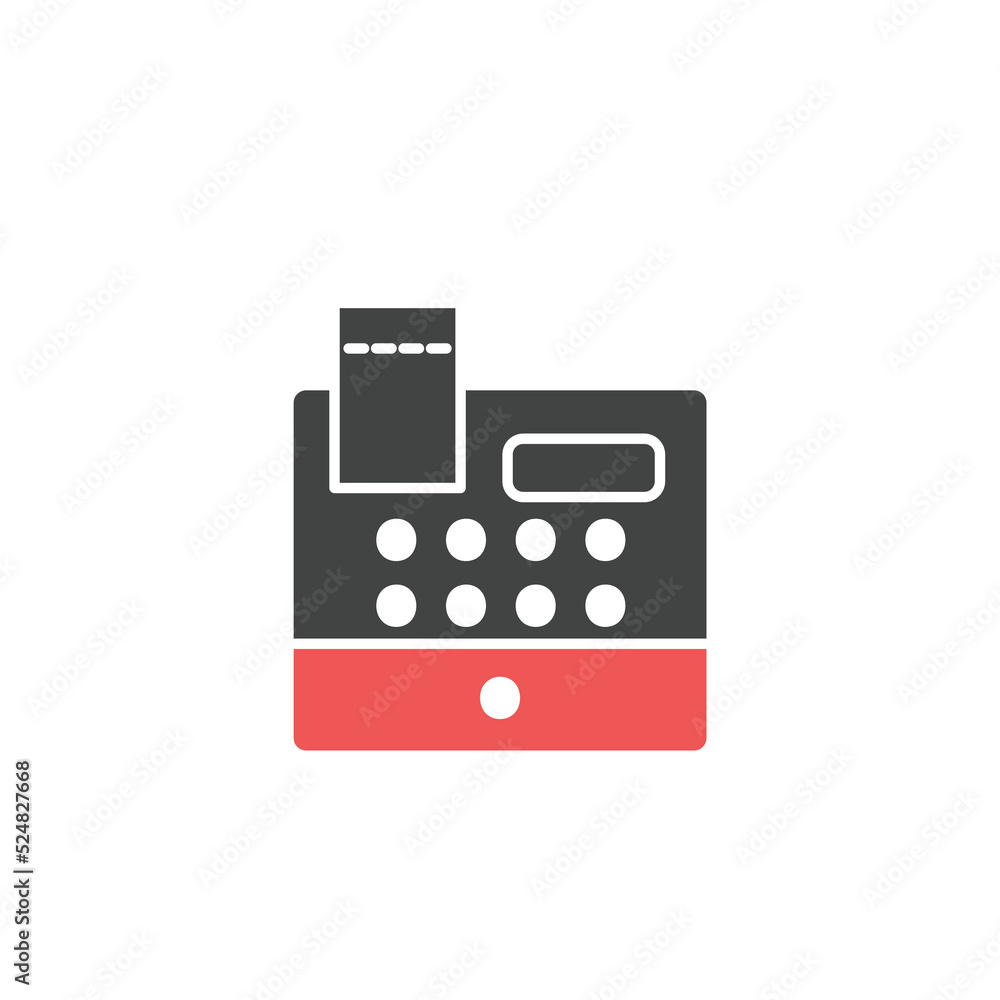 Cashier machine icons symbol vector elements for infographic web Cashier machine icons symbol vector elements for infographic web