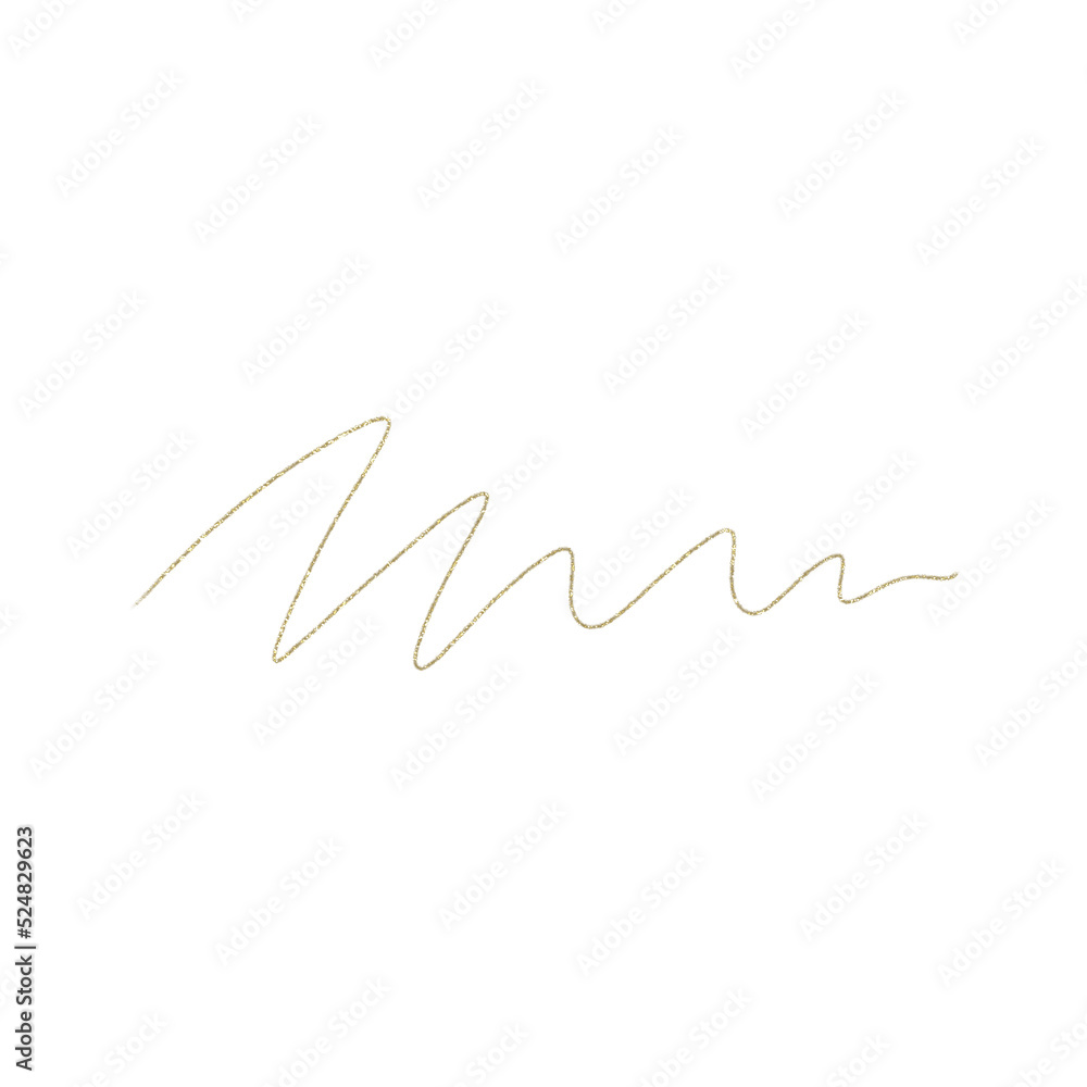 Obraz premium gold glitter line