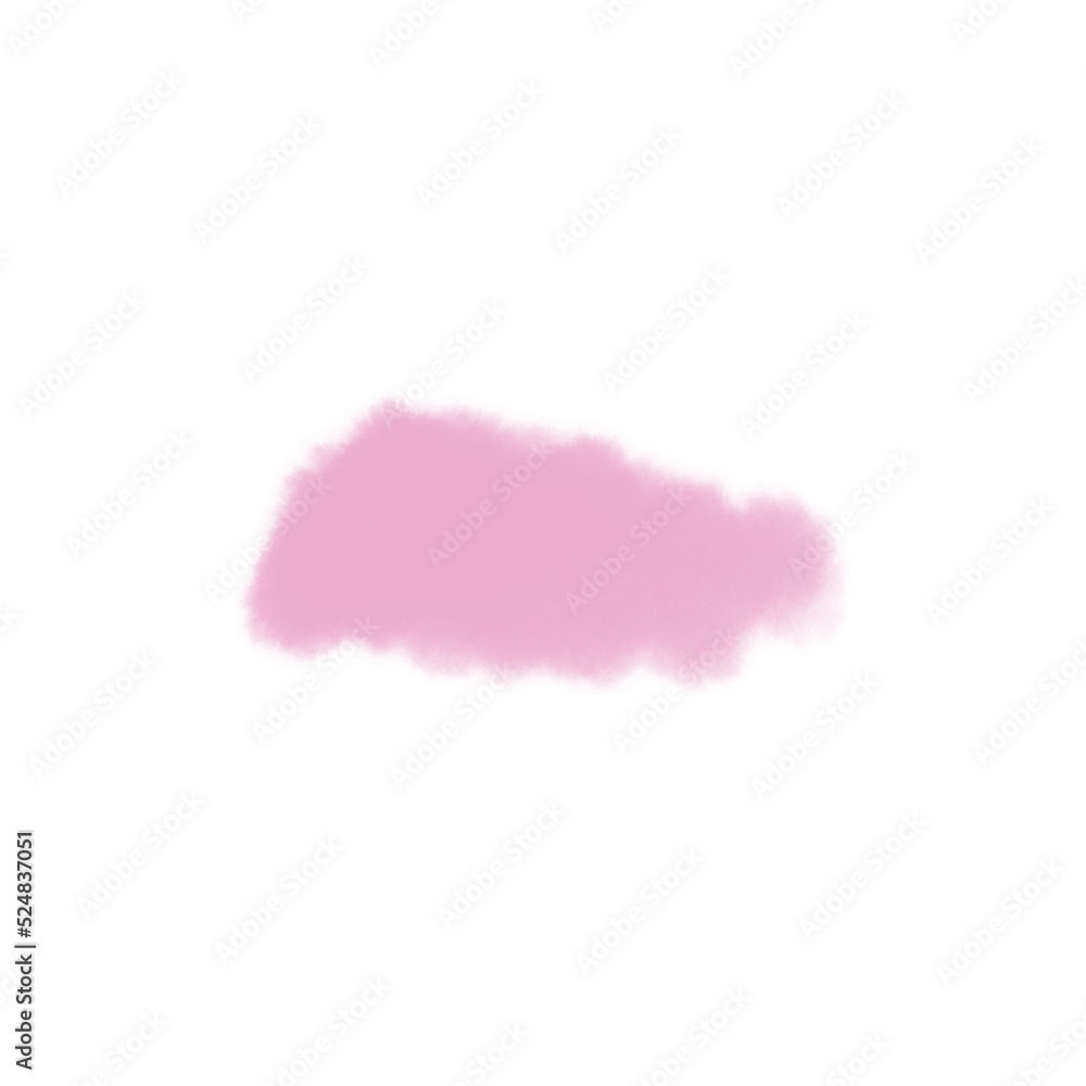 Pink Watercolor Brushstroke