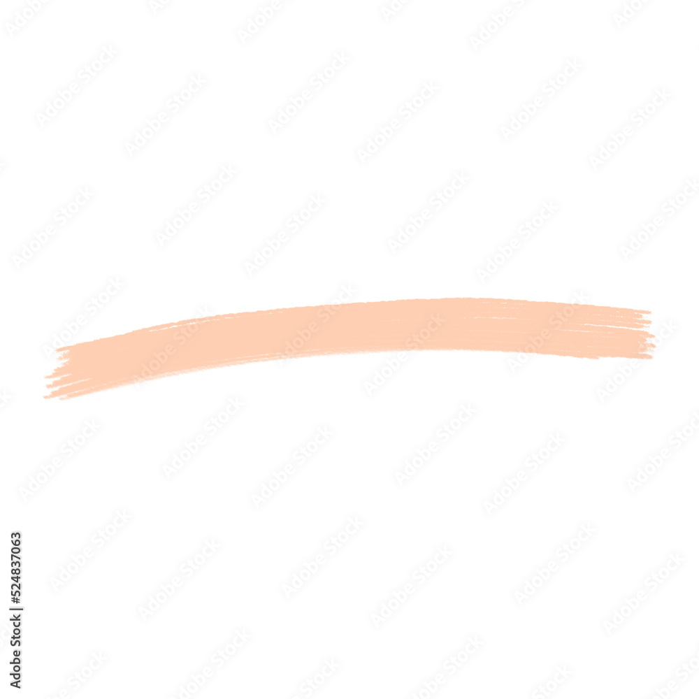Obraz premium orange watercolor brushstroke