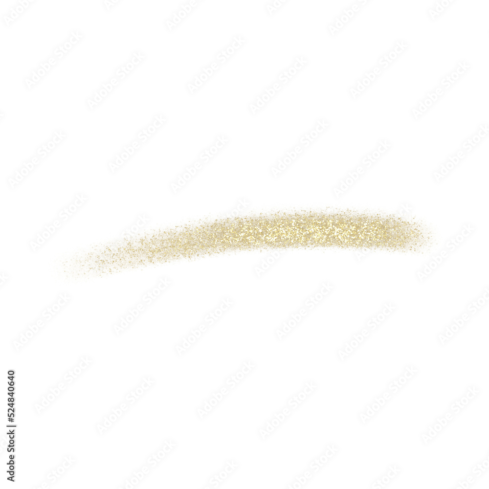 Fototapeta premium gold glitter brushstroke