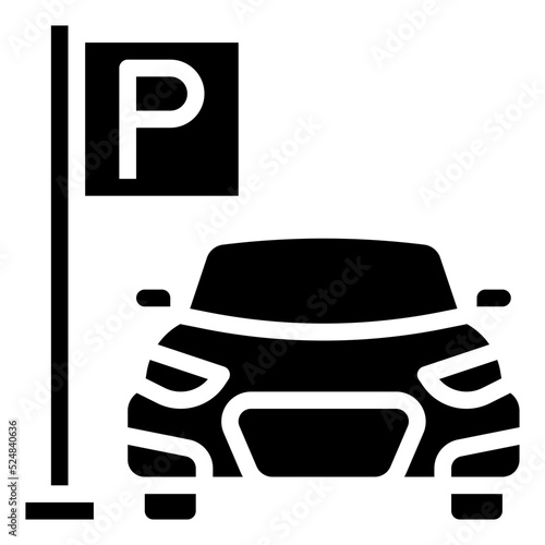 PARKING glyph icon