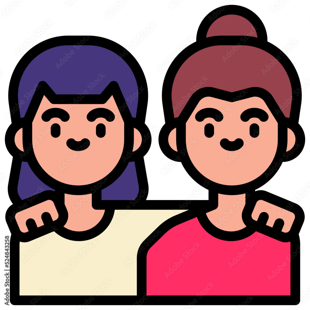 hangout filled outline icon hangout filled outline icon