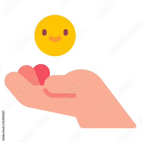 friendship flat icon