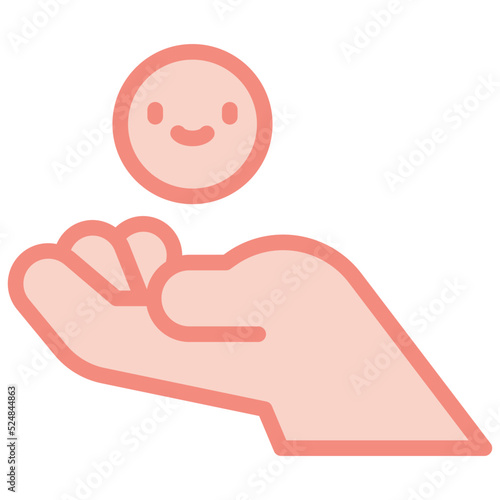 friendship two tone icon