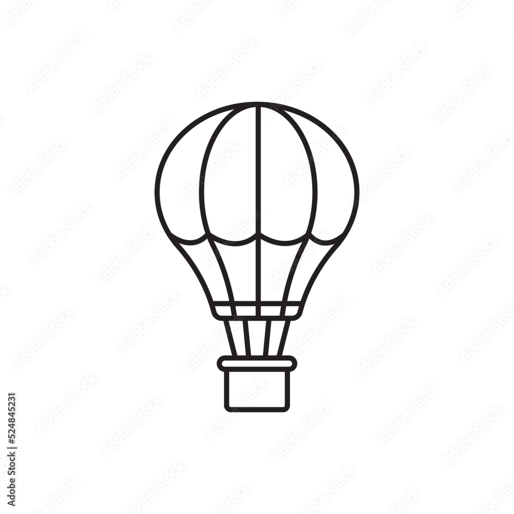 hot air balloon icon hot air balloon icon