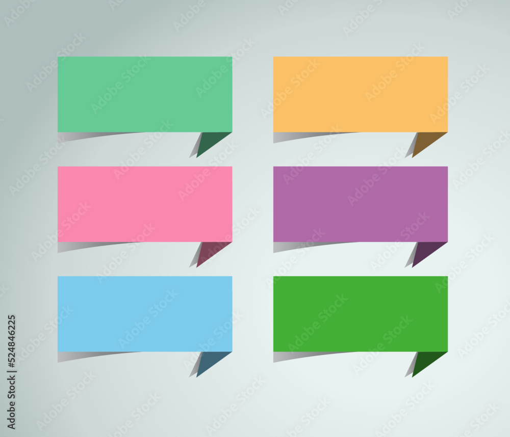 speech bubble cut paper design template. Vector illustration for your business speech bubble cut paper design template. Vector illustration for your business