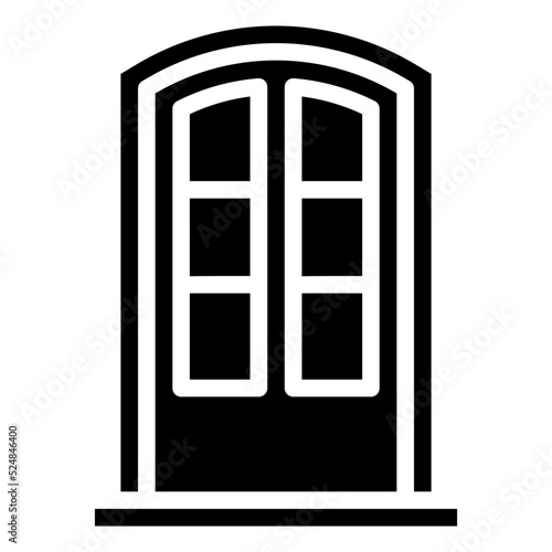 DOOR 23 glyph icon