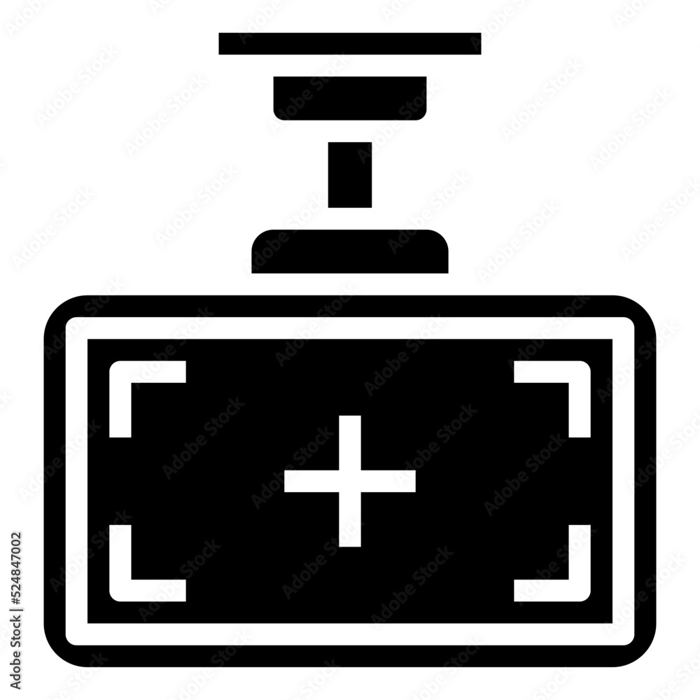 Fototapeta premium VIDEO CAMERA glyph icon