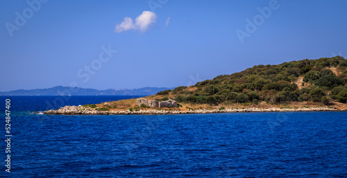 Prasoudi - a small uninhabited island close enough to the Port of Igoumenitsa