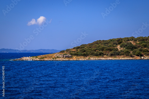 Prasoudi - a small uninhabited island close enough to the Port of Igoumenitsa