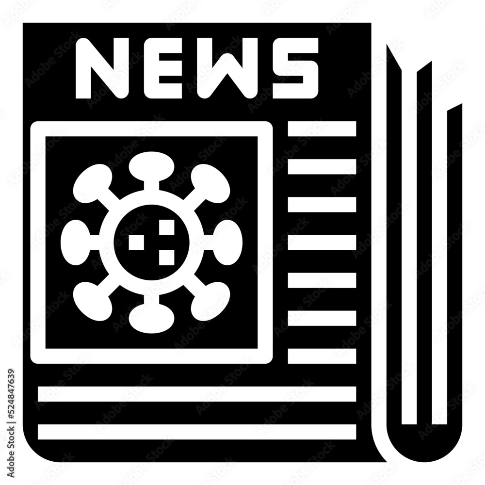 NEWS glyph icon NEWS glyph icon