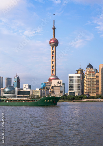 Wallpaper Mural The Shanghai Pearl Tower and river Torontodigital.ca