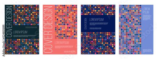 Geometric pattern cover background abstract design. vintage fashion