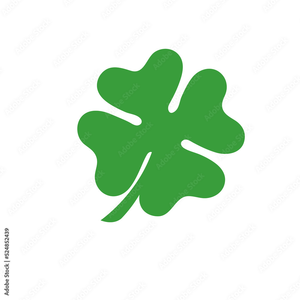 four leaf cover vector good luck symbol. four leaf cover vector good luck symbol.
