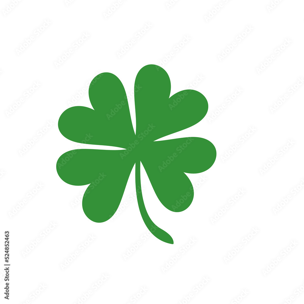 four leaf cover vector good luck symbol. four leaf cover vector good luck symbol.
