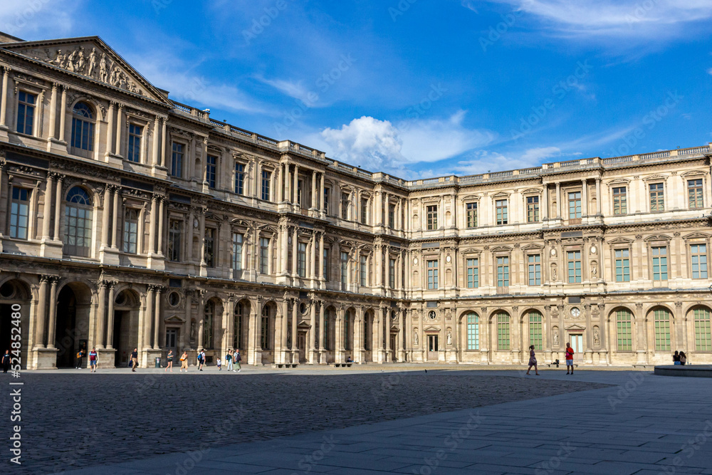 place of Louvre in Paris
