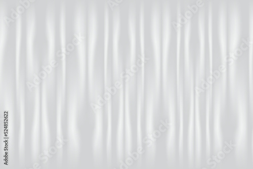White Curtain Closed Background. Celebration Event or Grand Opening Backdrop. Wallpaper Vector