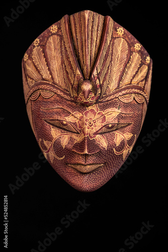Clay replica of a traditional Gabonese funa mask  photo