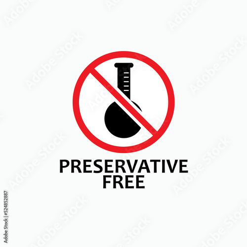 Preservative Free Signs and Symbol - Vector.
