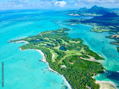 Wunderschöner Strand in Mauritius Afrika 