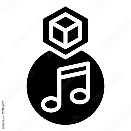 MUSIC glyph icon