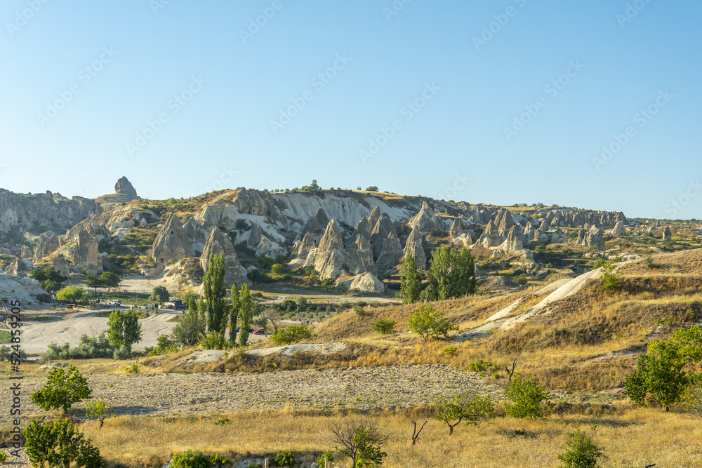 Mountains of Cappadocia, Turkey, Goreme village