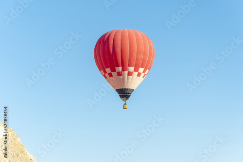 Hot air balloon flight over Cappadocia, Turkey, Goreme village, hot air balloon parade © Марем Гукежев
